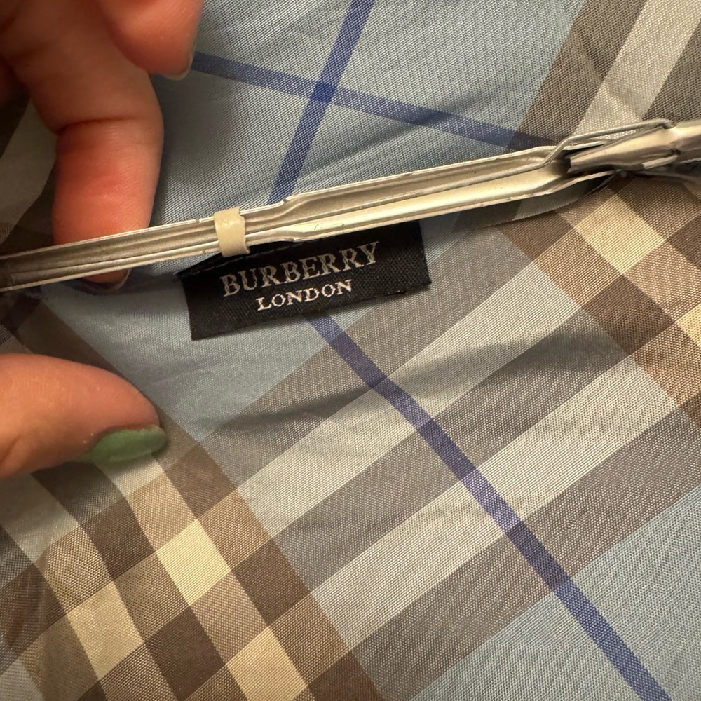 Burberry Plaid travel umbrella
